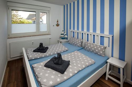 Borkum Ferienwohnung Nordseetraum - Schlafzimmer 1
