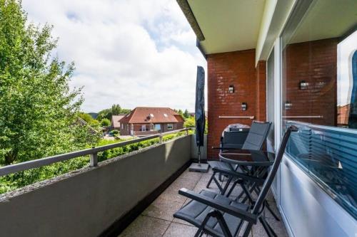 Borkum Ferienwohnung Solveig - Balkon