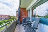 Borkum Ferienwohnung Solveig - Balkon