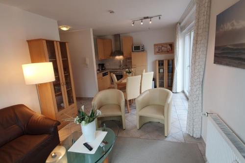 Borkum Ferienwohnung Strandkorb