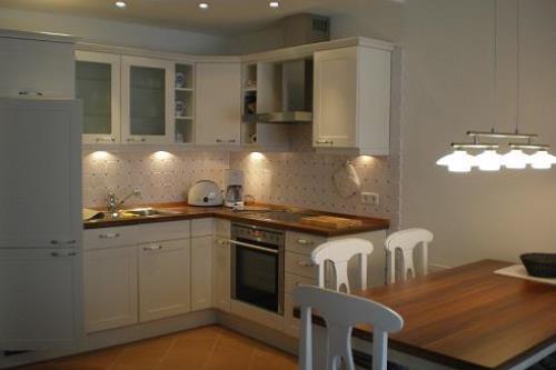 Borkum Ferienwohnung Strandläufer - KücheEssbereich