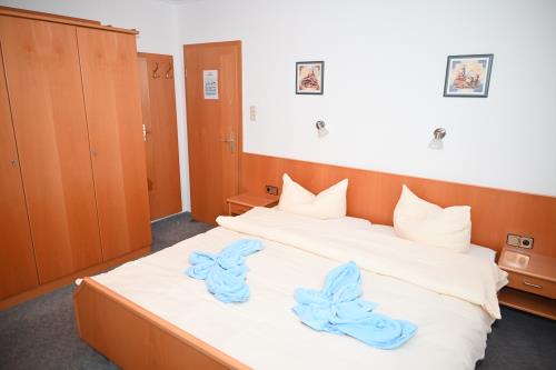 Borkum Hotel Haus Passat - Doppelzimmer 09 OG - 09 OG - Doppelbett