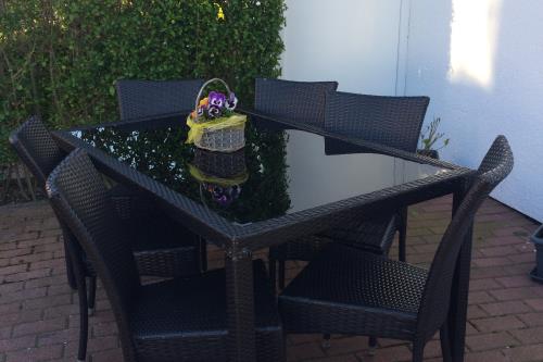 Langeoog Ferienwohnung Appartmenthaus Börgmann - Fewo3 - Terrasse