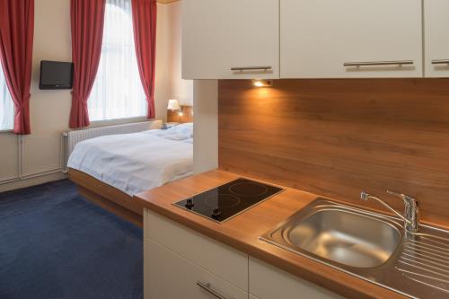 Langeoog Ferienwohnung Appartementhaus Alte Post - 17 - App 17 Küche