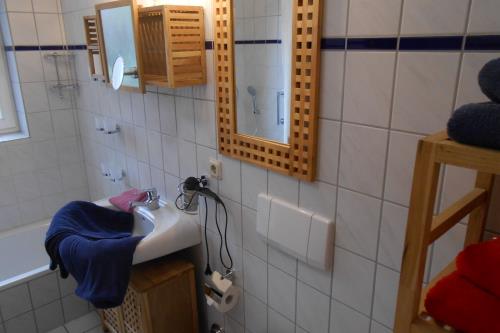 Langeoog Ferienwohnung Appartementhaus Prickenhof - Weiss/305 - App Weiss Bad