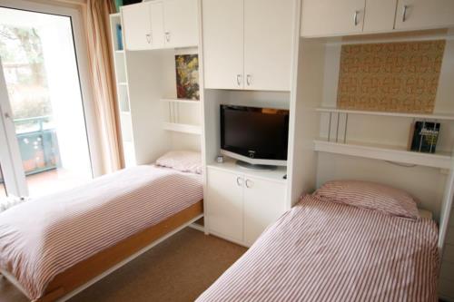 Langeoog Ferienwohnung Us Langeoog - Dohna - Wohnzinmmer Schlafmöglichkeit