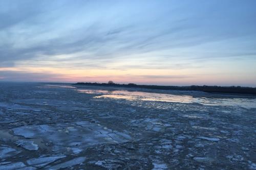 Langeoog Ferienwohnung Ferienhaus Katja und Ralf Heimes - Langeoog Eisgang Hafen