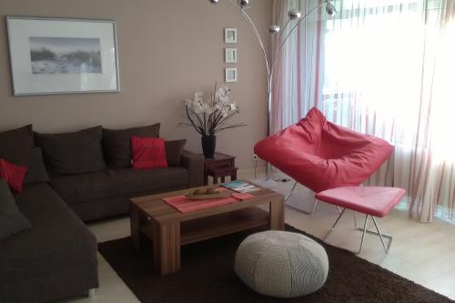 Langeoog Ferienhaus Baldes - Wohnzimmer mit Fenster