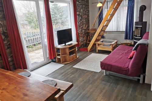 Langeoog Ferienhaus Zur freien Aussicht - 4 Maam FH - Wohnbereich