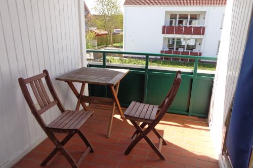Langeoog Ferienwohnung Fuhrmann - Balkon