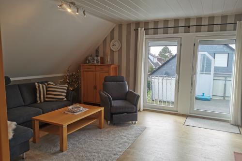 Langeoog Ferienwohnung Haus Dinkla - Zugang zum Balkon
