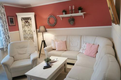 Langeoog Ferienwohnung Haus Dinkla - Wohnung unten - Wohnzimmer