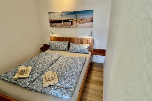 Langeoog Ferienwohnungen Kiebitzweg - N8koje - Elternschlafzimmer