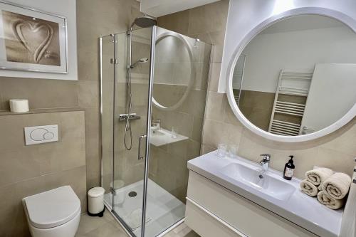 Langeoog Ferienwohnungen Kiebitzweg - N8koje - Duschbad