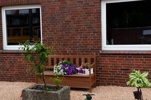 Langeoog Ferienwohnung Habbos Hus - Garten