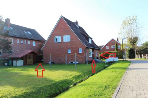 Langeoog Ferienwohnung Us Langeoog - Haus Bodman - Ausgang untere Wohnung