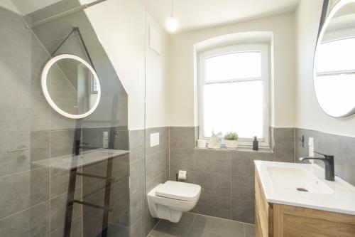 Langeoog Ferienwohnung Haus Dünenlust - Dünenquartier - Badezimmer