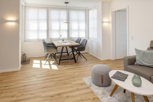 Langeoog Ferienwohnung Haus Dünenlust - Heringsmöwe - Wohnzimmer / Essbereich