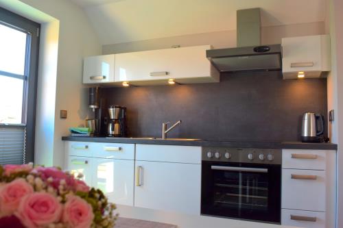 Langeoog Ferienwohnung Haus Kalmar - Wohnung Osterhook - Osterhook Küche
