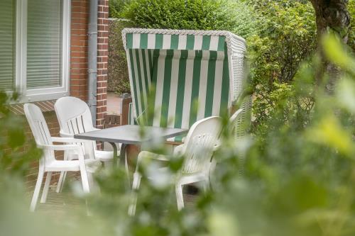 Langeoog Ferienwohnung Haus Uhlenkamp / Birkeneck - U5 Terrasse