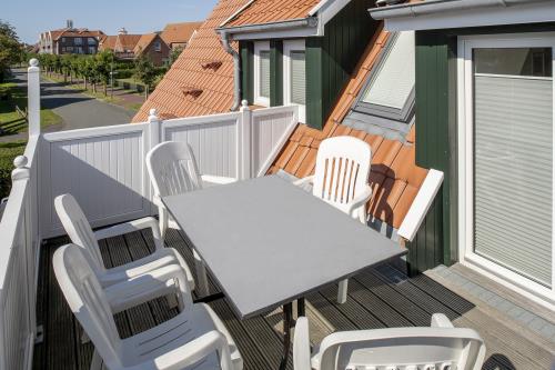 Langeoog Ferienwohnung Haus Uhlenkamp / Birkeneck - U 8 - Balkon