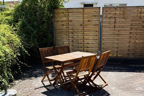 Langeoog Ferienwohnung Haus Bäckmann / Huus Strandholt - 7 - Wohnung 7 - Terrasse