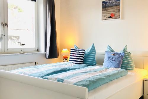 Langeoog Ferienwohnung Haus Dünenrose-Sanddornweg - Dünenrose1 - Neues Schlafzimmer