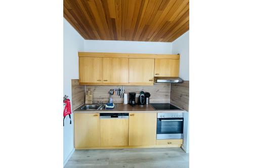 Langeoog Ferienwohnung Haus Dünenrose-Sanddornweg - Dünenrose1 - Küche 1