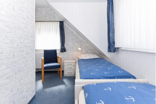 Langeoog Ferienwohnung Haus Strandboje und Haus Dünenrose - Dünenperle - Schlafzimmer 2