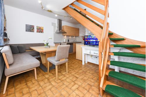 Langeoog Ferienwohnung Haus Strandboje und Haus Dünenrose - Dünenperle - Küche