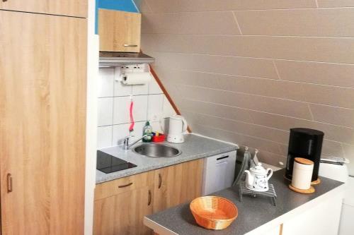 Langeoog Ferienwohnung Haus Klotz - A - Küchenzeile