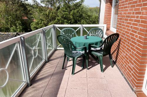 Langeoog Ferienwohnung Haus Krasniqi - 1 - Balkon