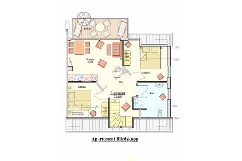 Langeoog Ferienwohnung Haus Ostwind - Bliedskupp - Apartement Bliedskupp