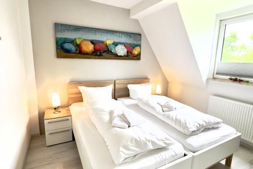 Langeoog Ferienwohnung Haus Strandnah - OG - Schlafzimmer 1 OG