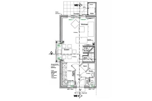 Langeoog Ferienhaus Haus Wellenstern - 1 - Grundriss Erdgeschoss