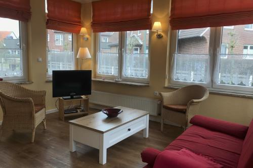 Langeoog Ferienwohnung Haus Windrose - Veranda - Ausstattung 2