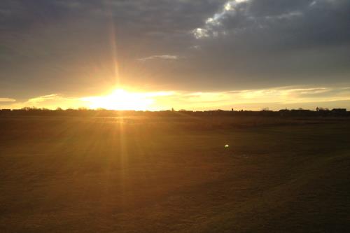 Langeoog Ferienwohnung Inselherz im Haus am Kurzentrum - Abendsonne