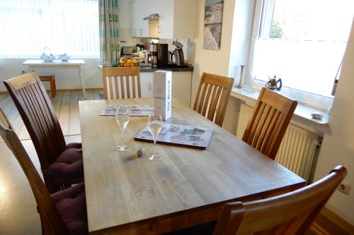 Langeoog Ferienwohnung Im Hasenwinkel - Kiebitznest Wohn/Esszimmer