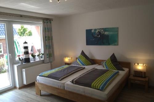 Langeoog Ferienwohnung Im Hasenwinkel - Kiebitznest Schlazimmer