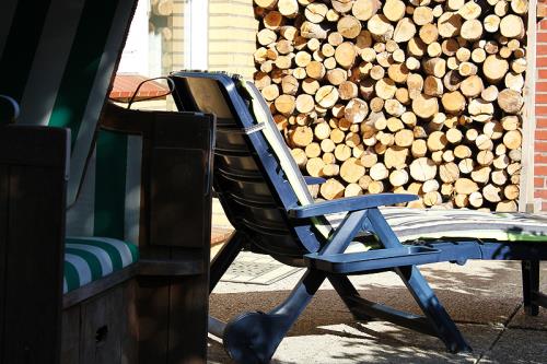Langeoog Ferienwohnung Im Hasenwinkel - Kiebitznest - Kiebitznest Terasse