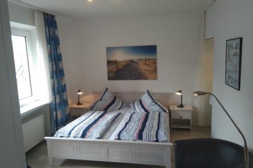 Langeoog Ferienwohnung Im Hasenwinkel - Seeigel - Seeigel Schlafzimmer