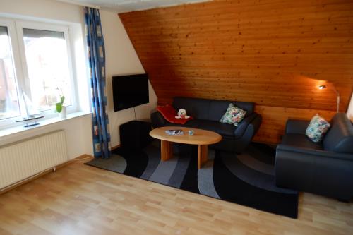 Langeoog Ferienwohnung Im Hasenwinkel - Seeigel - Seeigel Wohnzimmer