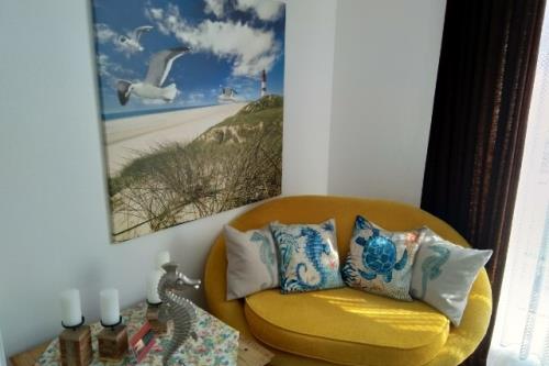 Langeoog Ferienwohnung Im Hasenwinkel - Seepferdchen - Seepferdchen Sitzecke