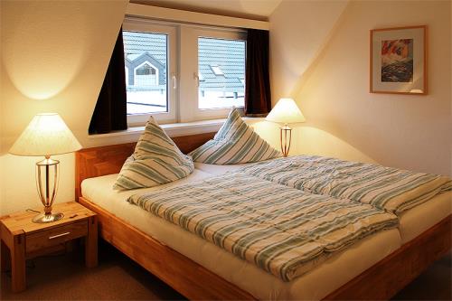 Langeoog Ferienwohnung Im Hasenwinkel - Seestern - Seestern Schlafzimmer