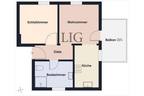 Langeoog Ferienwohnung Inselresidenz Pommeranz - Pommeranz 9 - Ausstattung 15