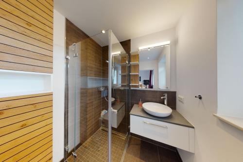 Langeoog Ferienwohnung Us Langeoog - Kapitänshaus Thule - Thule - Luna - Bad II