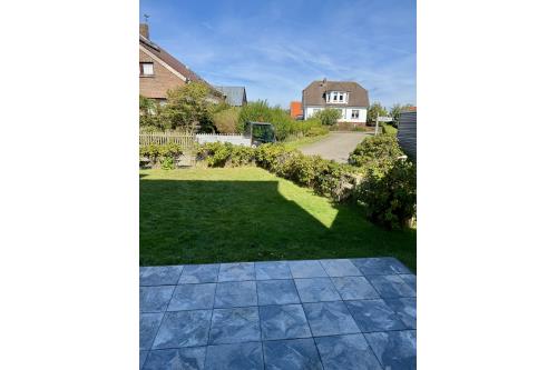 Langeoog Ferienwohnung Kiebitzregenpfeifer - Terrasse und Garten