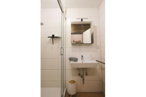 Langeoog Ferienwohnung Kleen Füürtoorn - Bad