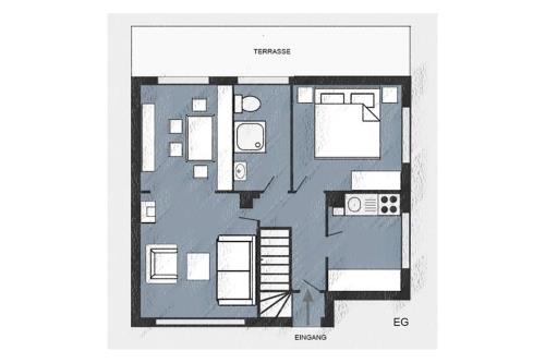 Langeoog Ferienwohnung Vermietung am Meer – Langeooger Viermaster - Blaues Segel - Ausstattung 17