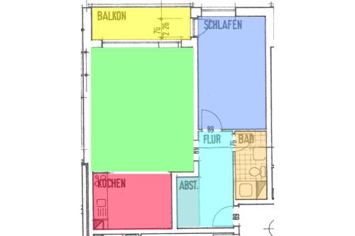 Langeoog Ferienwohnung Langeooger Jahreszeiten - Grundriss